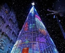 Luces de navidad en Vigo