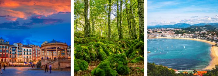 Rincones mágicos de Navarra y San Sebastián.